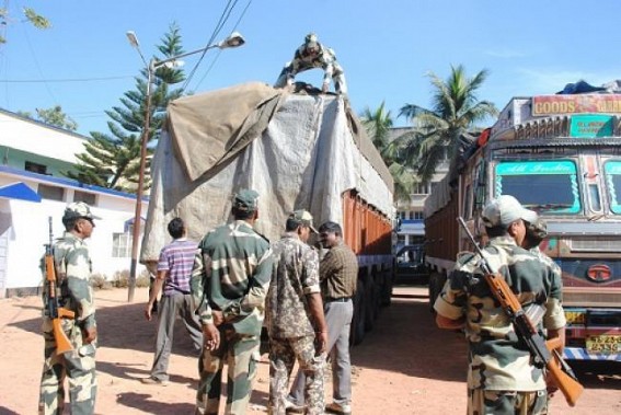 BSF 195BN recovered Rs. 1 crore worth huge quantity of phensydils from Ranir Bazaar
